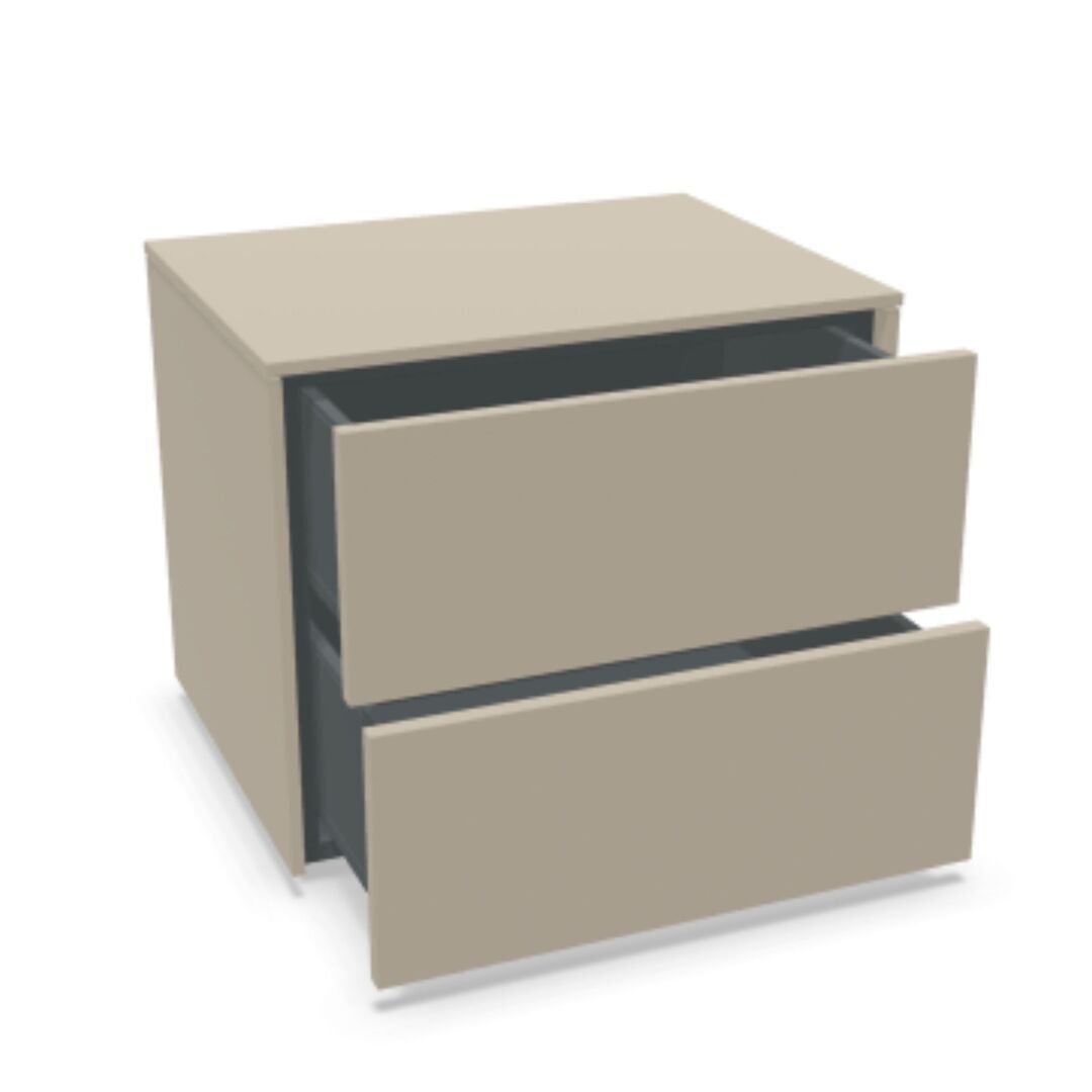 Müller Small Living Nachttisch Kombination 10 Aventa von Müller Small Living Steingrau