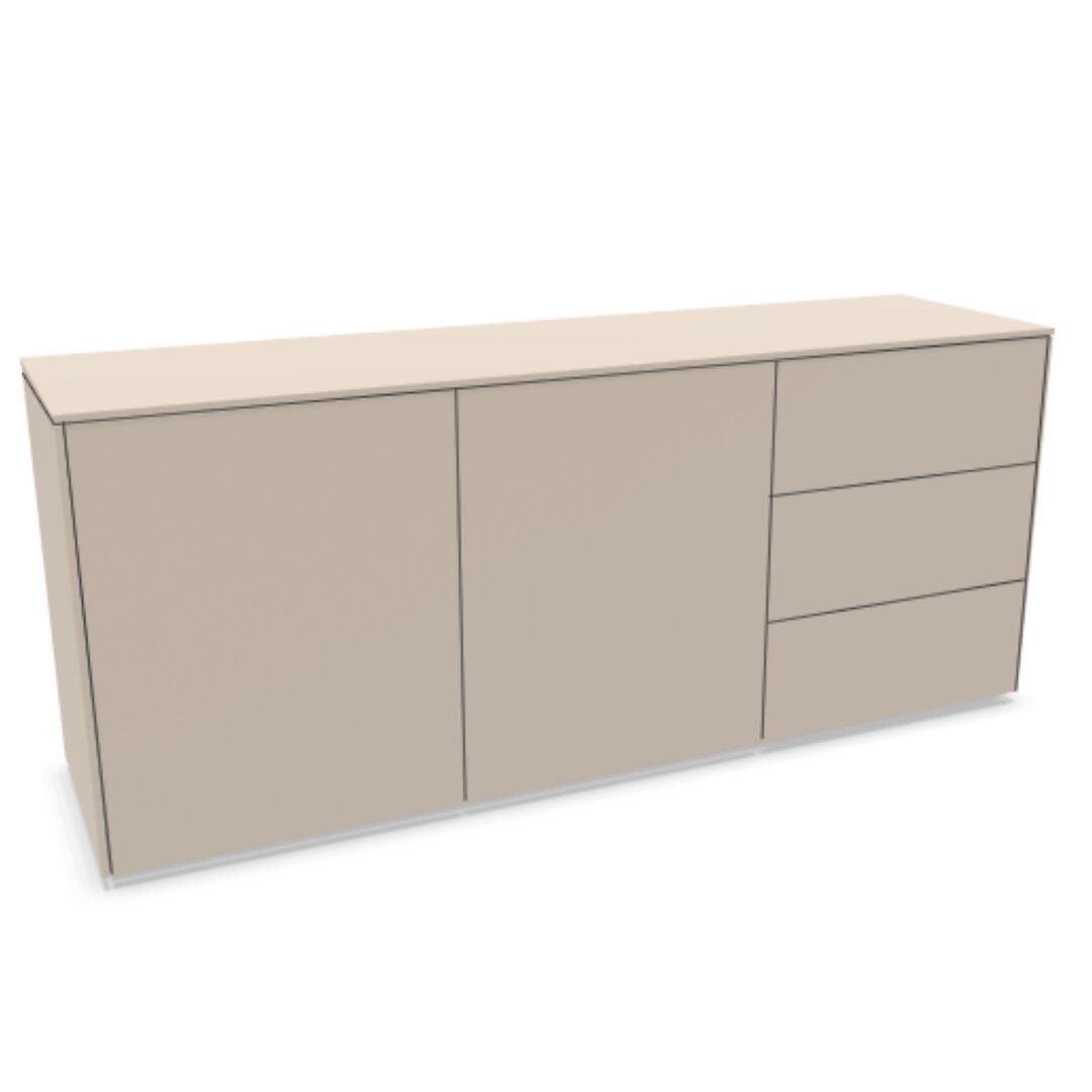 Müller Small Living Sideboard Kombination 9 Aventa von Müller Small Living Kaschmirgrau