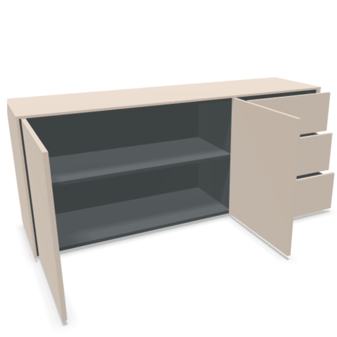 Müller Small Living,Sideboard Kombination 9 Aventa von Müller Small Living,Kaschmirgrau,Sideboard,klassisches Sideboard