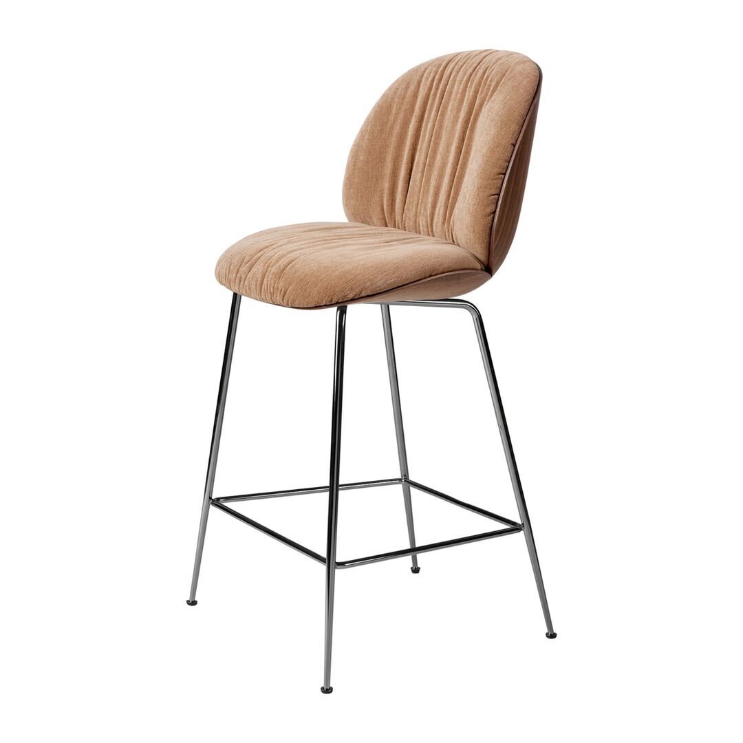 Gubi Thekenhocker mit Frontpolsterung Beetle Soft von Gubi 132 - Dedar