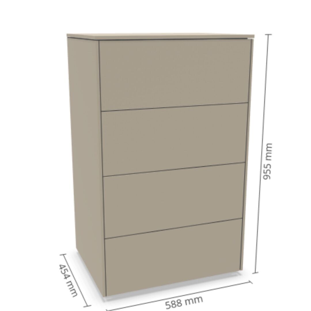 Müller Small Living Sideboard Kombination 7 Aventa von Müller Small Living Steingrau