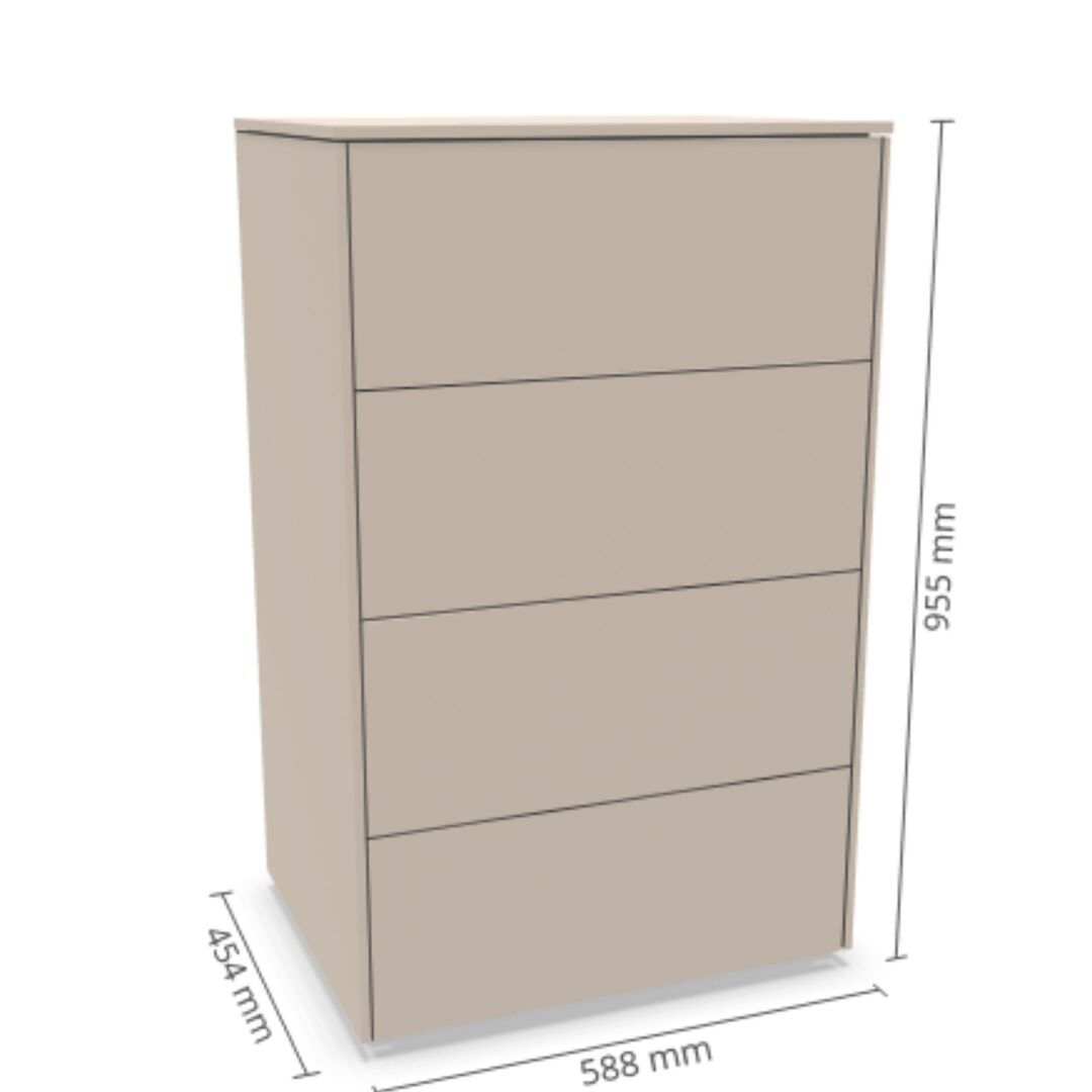Müller Small Living Sideboard Kombination 7 Aventa von Müller Small Living Kaschmirgrau