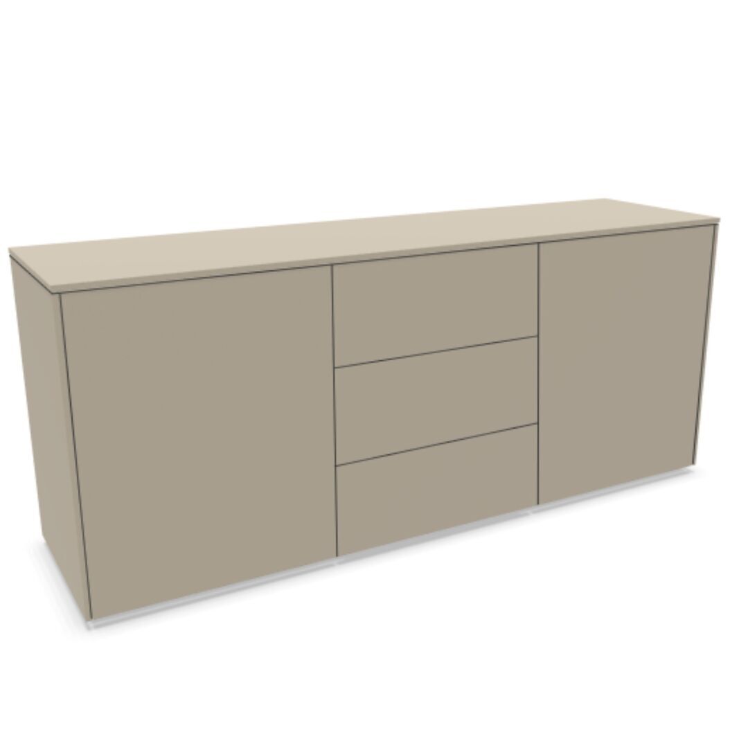Müller Small Living Sideboard Kombination 5 Aventa von Müller Small Living Steingrau