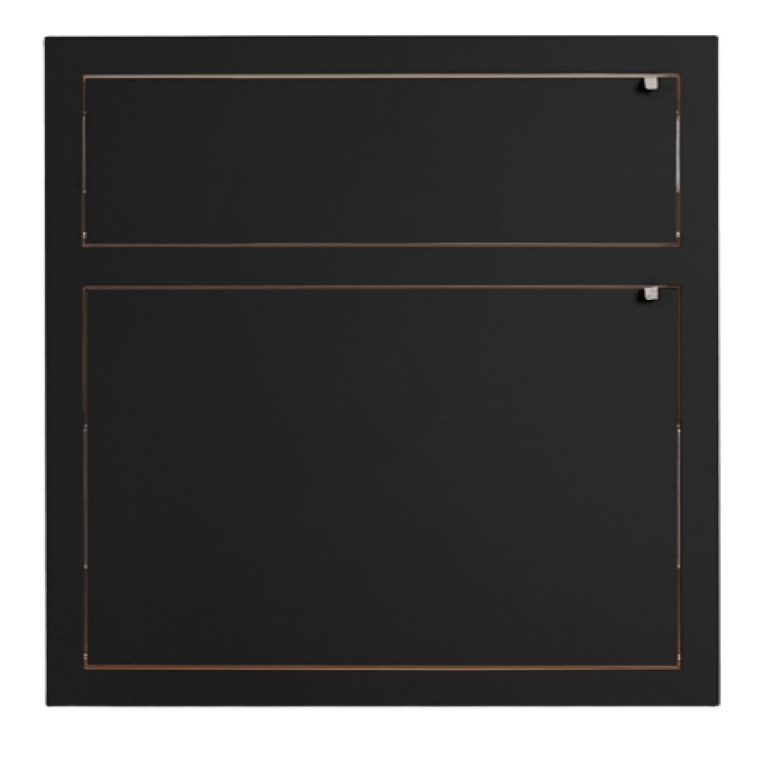 Ambivalenz 'Fläpps' Sekretär 80 x 80 cm SchwarzAmbivalenz 'Fläpps' Sekretär 80 x 80 cm Schwarz
