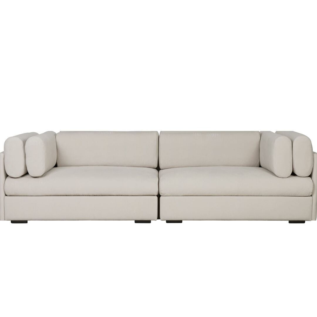 Gubi 3-Sitzer Modular Sofa Elogio von Gubi 001 - GUBI Fustagno