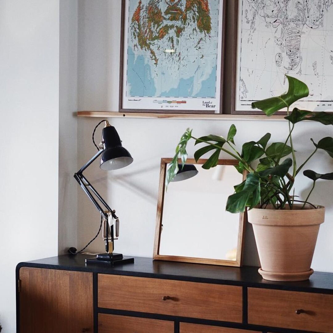 Anglepoise Schreibtischlampe 1227 von Anglepoise  Tiefschwarz-3