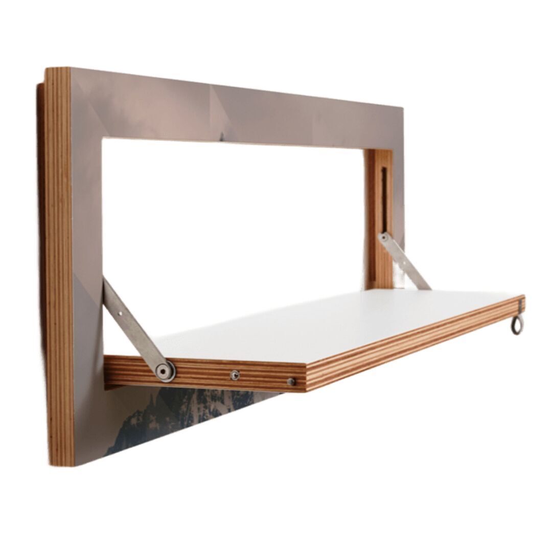 Ambivalenz 'Fläpps' Regal 80 x 27 cm - Puerto Natales Puerto Natales, B: 80 cm / H: 27 cm 