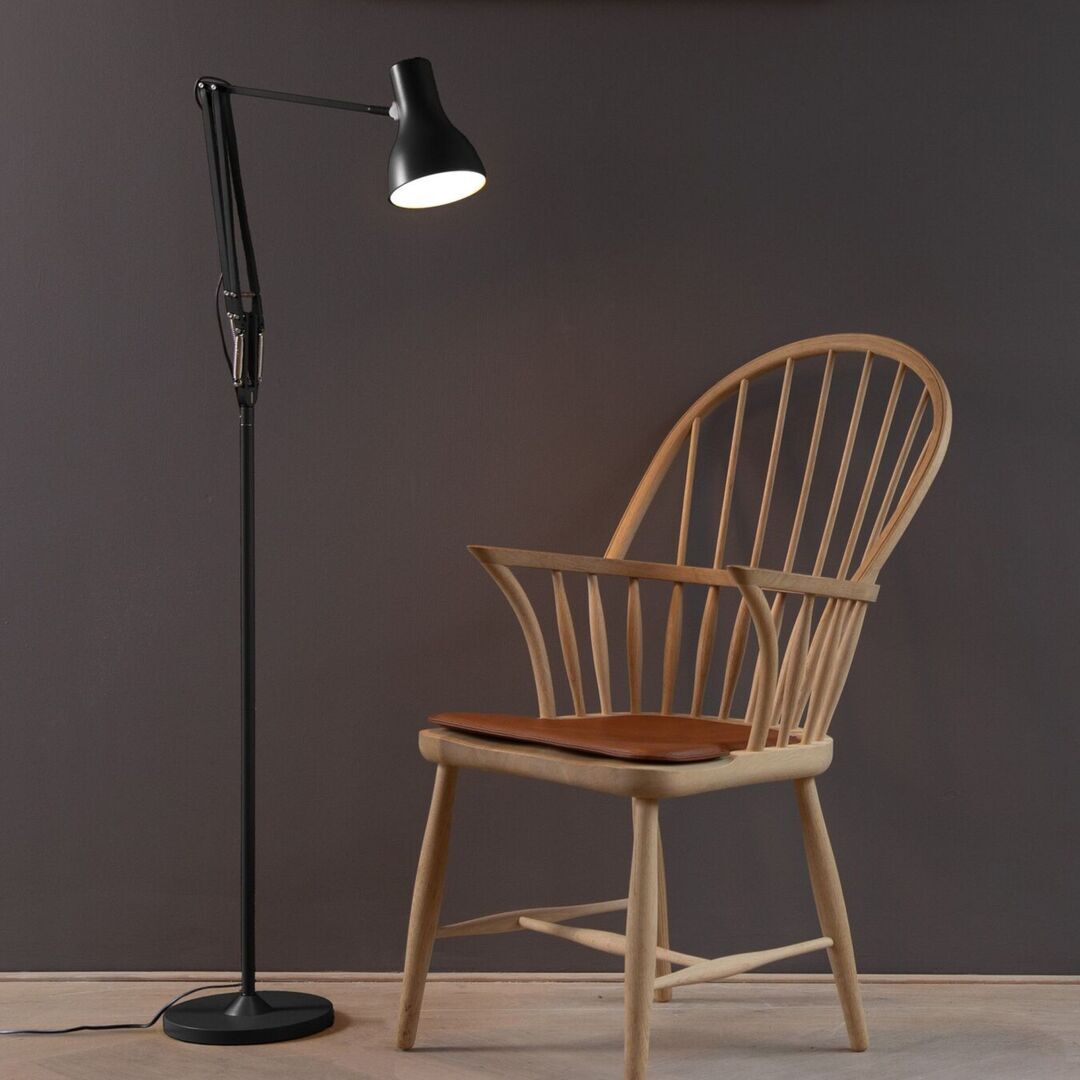 Anglepoise Stehleuchte 75 von Anglepoise  Tiefschwarz-2