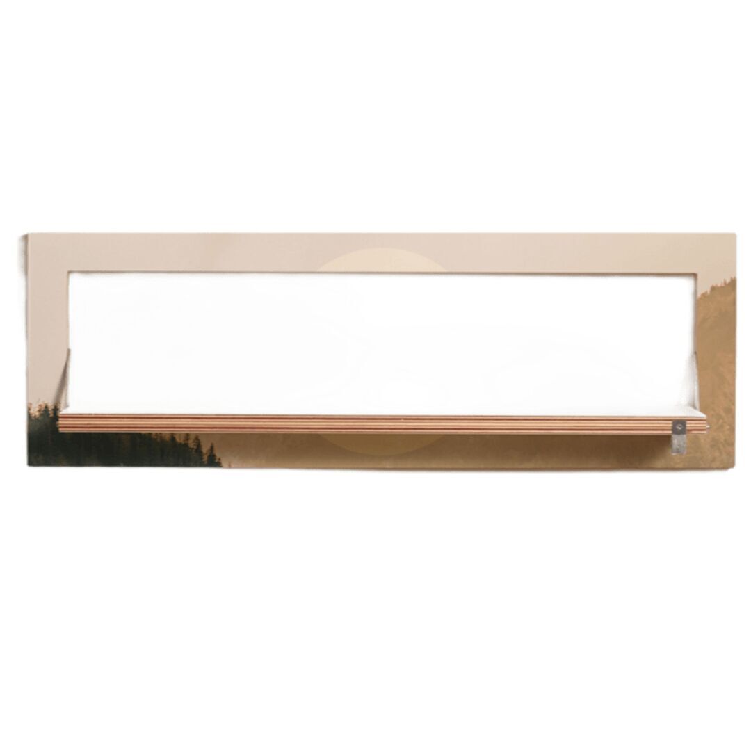 Ambivalenz 'Fläpps' Regal 80 x 27 cm - Alps Alps, B: 80 cm / H: 27 cm 