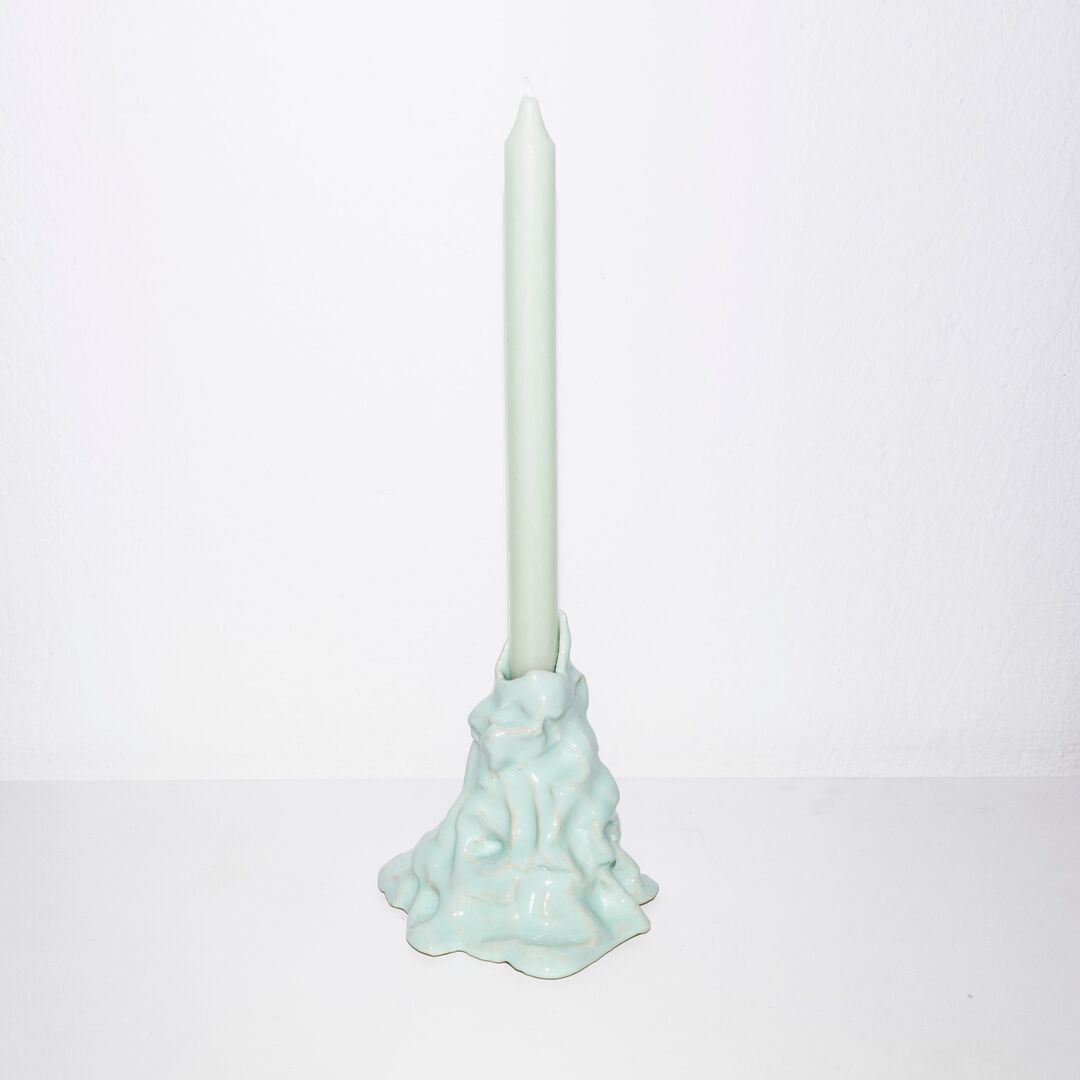 Simone Züger Design Studio Vulcano Kerzenständer Mint