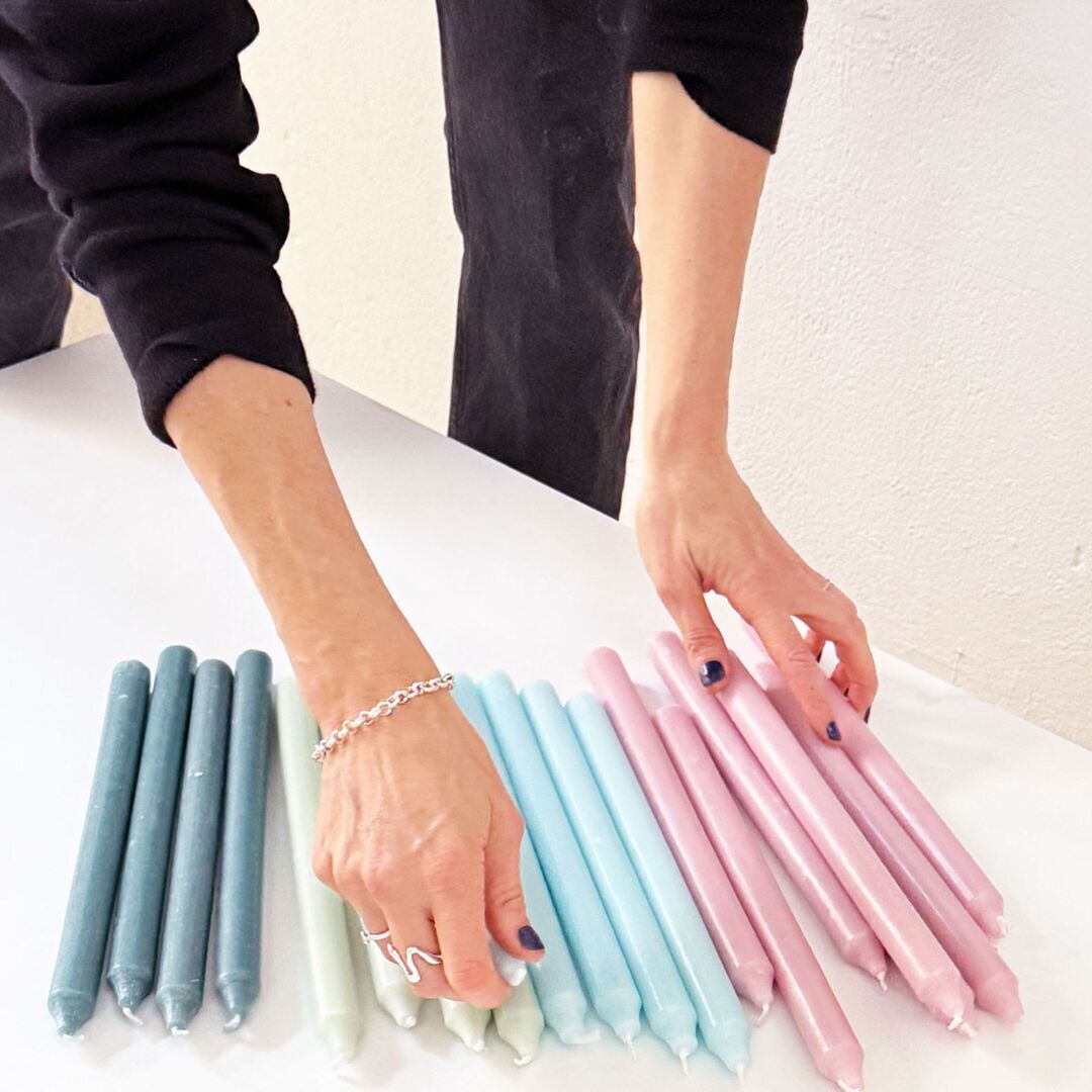 Simone Züger Design Studio Vulcano Kerzenständer Mint