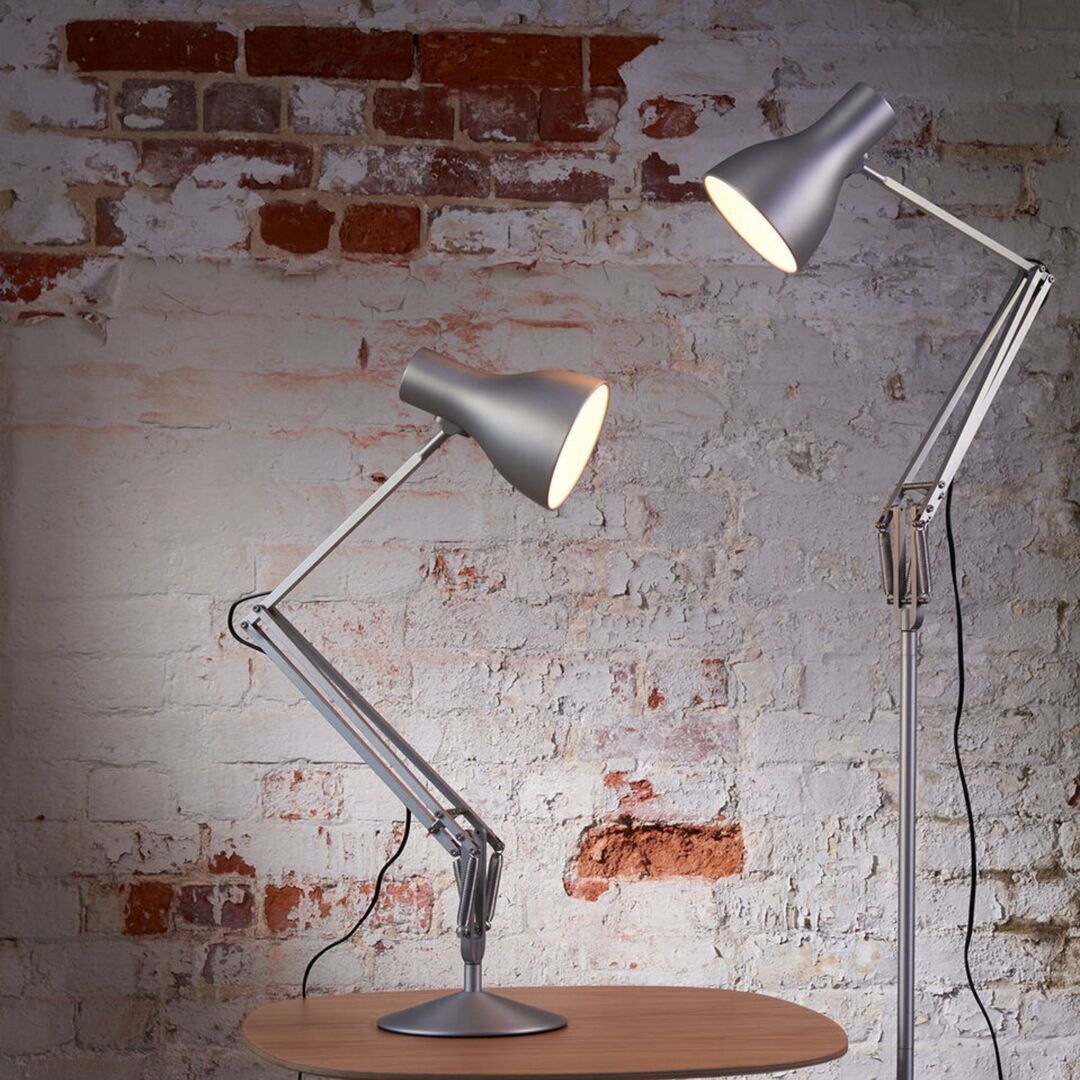 Anglepoise Stehleuchte 75 von Anglepoise  Silberglanz-1