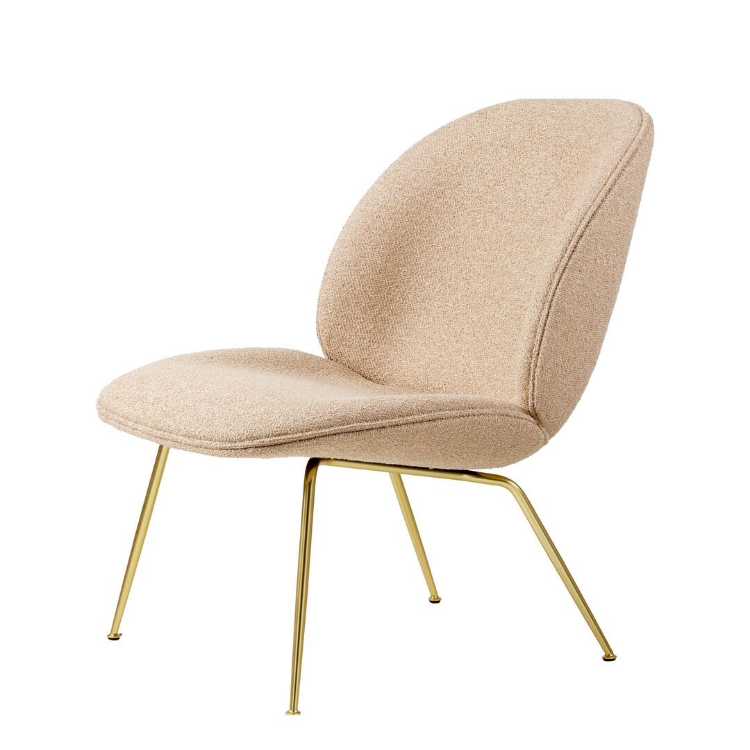 Gubi Lounge Sessel mit Vollpolsterung Beetle Soft von Gubi 004 - Dedar Around Boucle