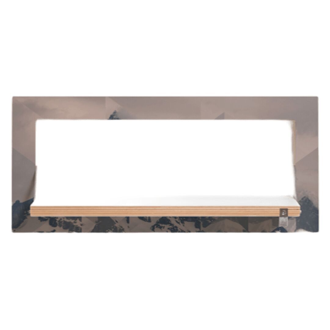 Ambivalenz 'Fläpps' Regal 60 x 27 cm - Puerto Natales Puerto Natales, B: 60 cm / H: 27 cm 