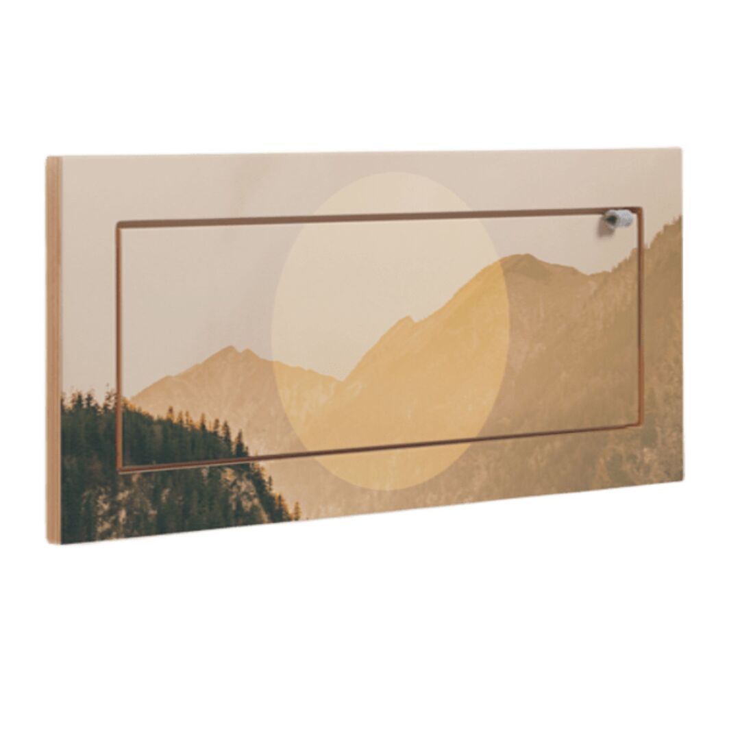 Ambivalenz 'Fläpps' Regal 60 x 27 cm - Alps Alps, B: 60 cm / H: 27 cm 