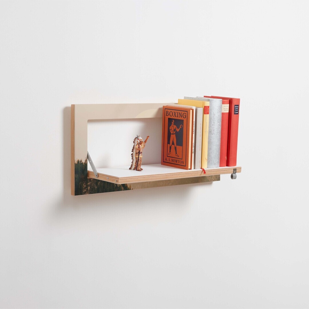 Ambivalenz 'Fläpps' Regal 60 x 27 cm - Alps Alps, B: 60 cm / H: 27 cm 