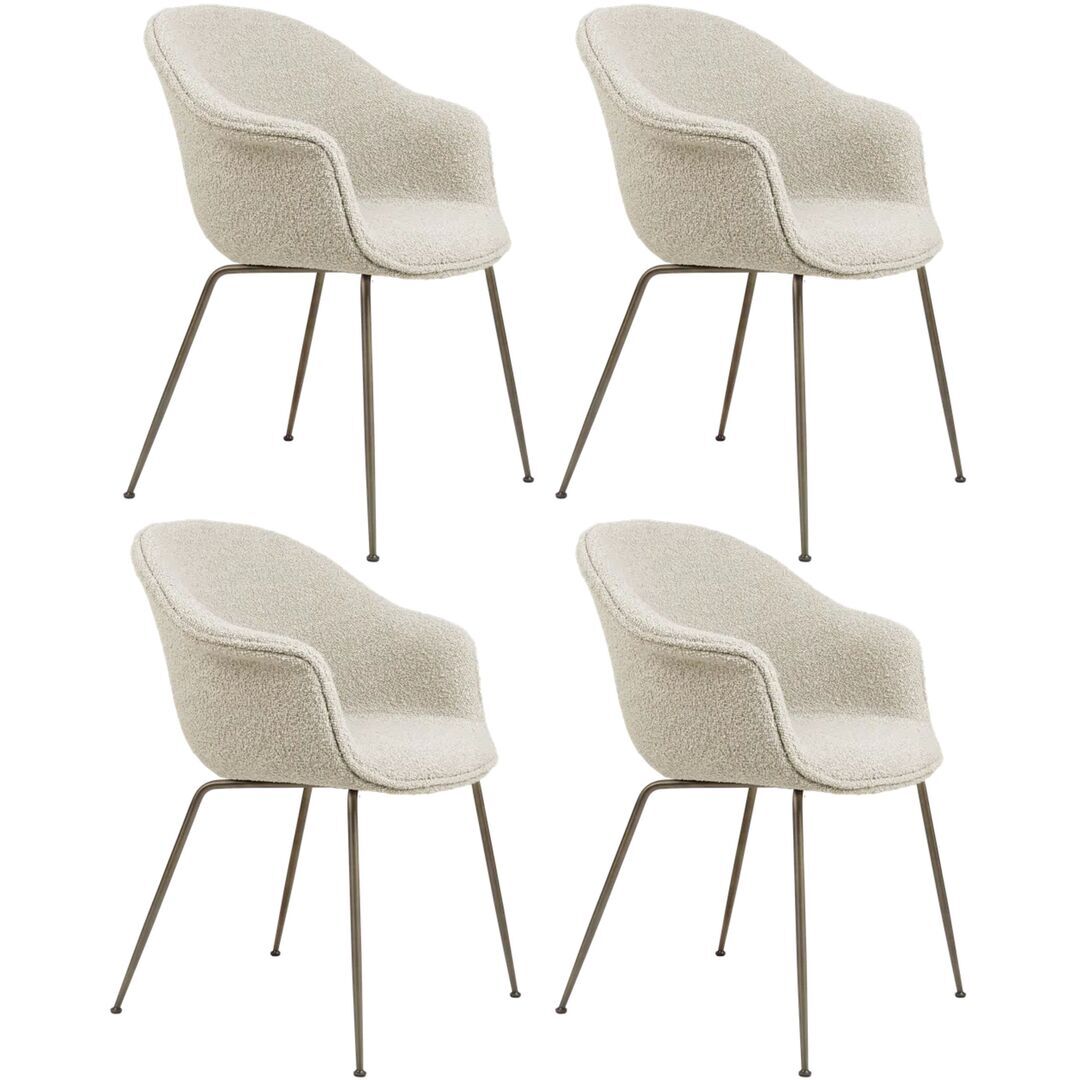 Gubi Bat Dining Chair - Fully Upholstered