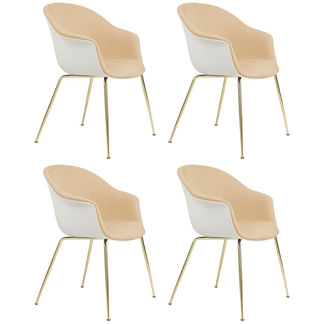 Gubi Stuhl 'Bat' Conic - Vorne gepolstert