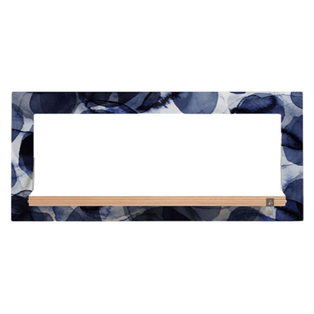 Ambivalenz 'Fläpps' Regal 60 x 27 cm - Bubbles Indigo  Bubbles Indigo, B: 60 cm / H: 27 cm 