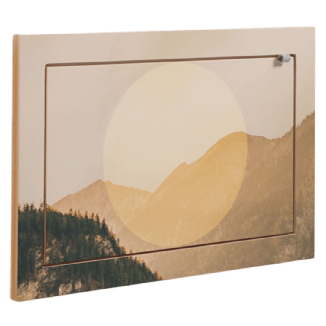 Ambivalenz 'Fläpps' 1-er Regal 60 x 40 cm - Alps Alps, B: 60 cm / H: 40 cm 