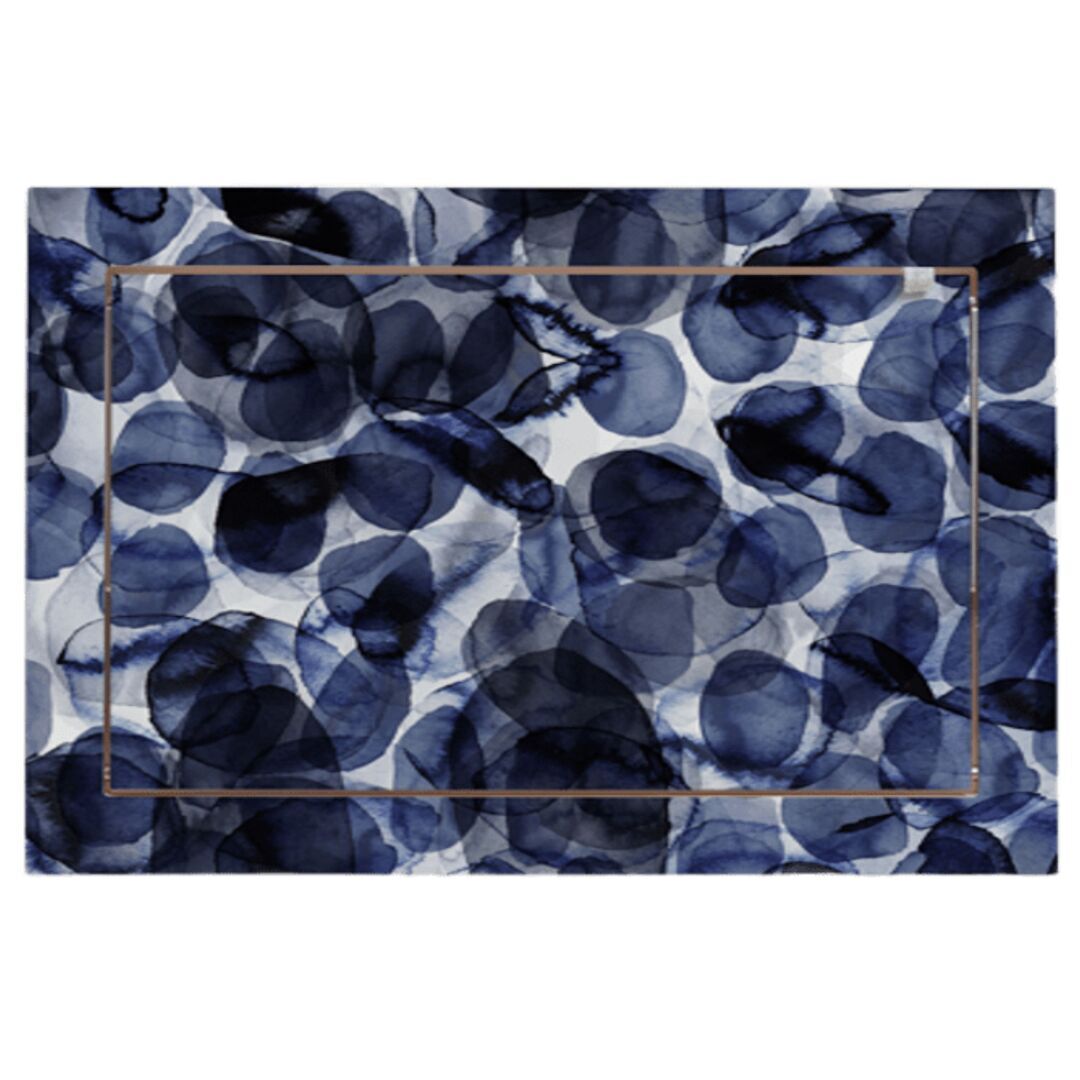 Ambivalenz 'Fläpps' 1-er Regal 60 x 40 cm - Bubbles Indigo Bubbles Indigo, B: 60 cm / H: 40 cm 