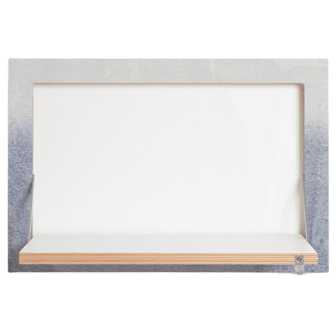 Ambivalenz 'Fläpps' 1-er Regal 60 x 40 cm - Fading Grey Fading Grey, B: 60 cm / H: 40 cm 