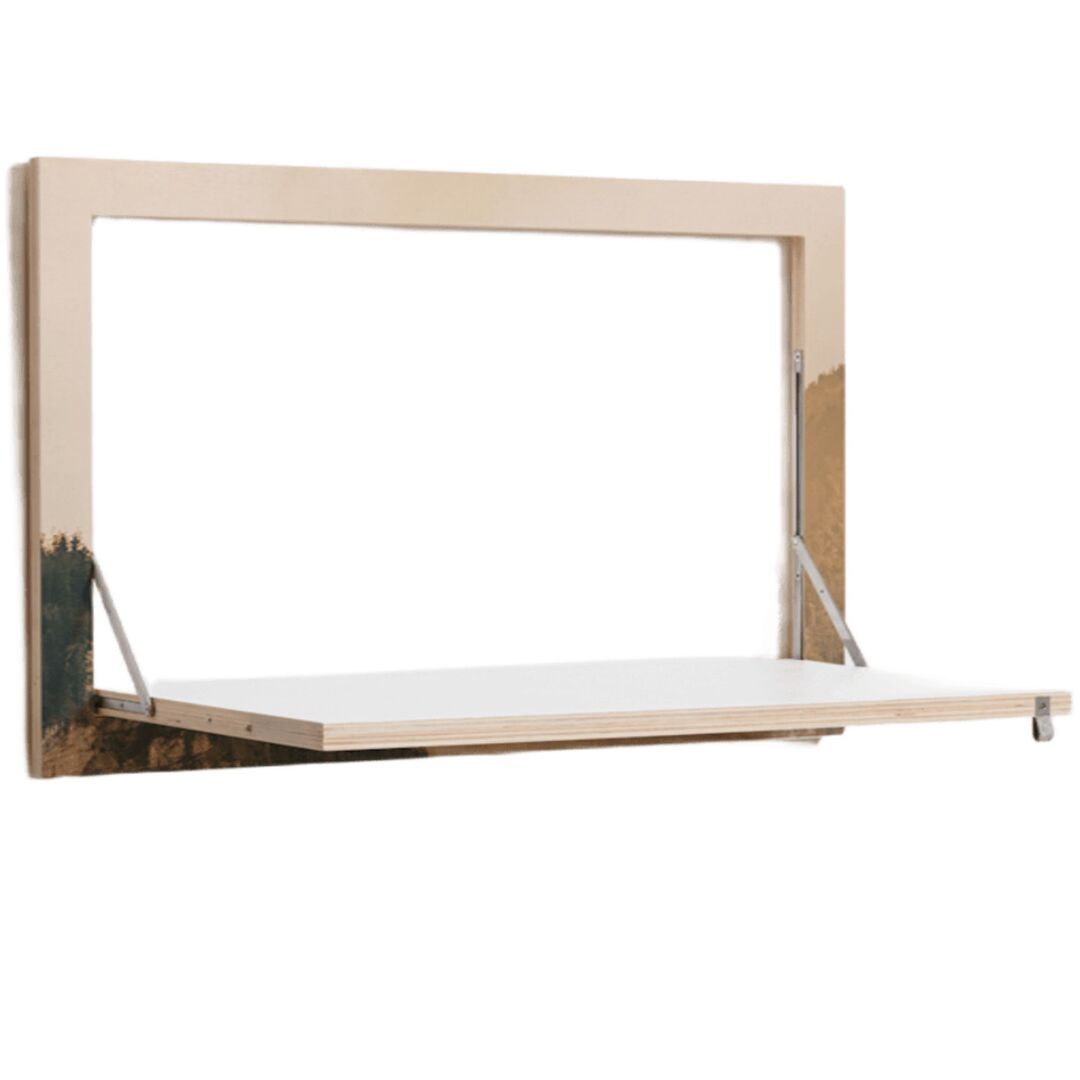 Ambivalenz 'Fläpps' Sekretär 80 x 50 cm - Alps Alps, B: 80 cm / H: 50 cm 