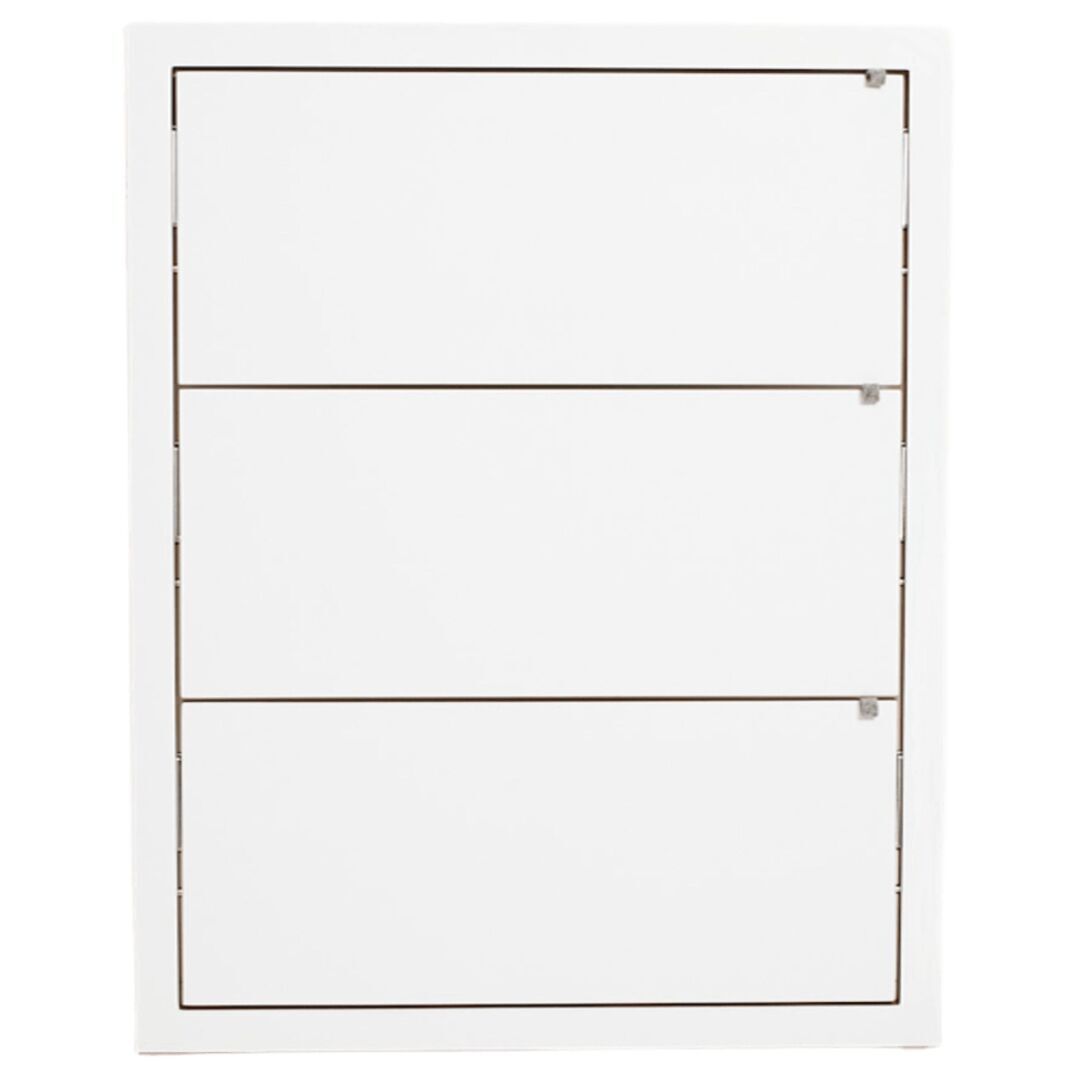 Ambivalenz 'Fläpps' Lehnregal 80 x 100 cm Weiss