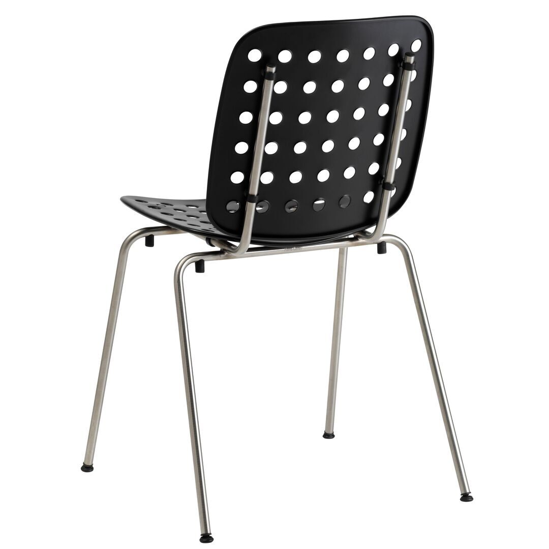 Seledue 'Coray' Stapelstuhl  Schwarz - RAL 9005