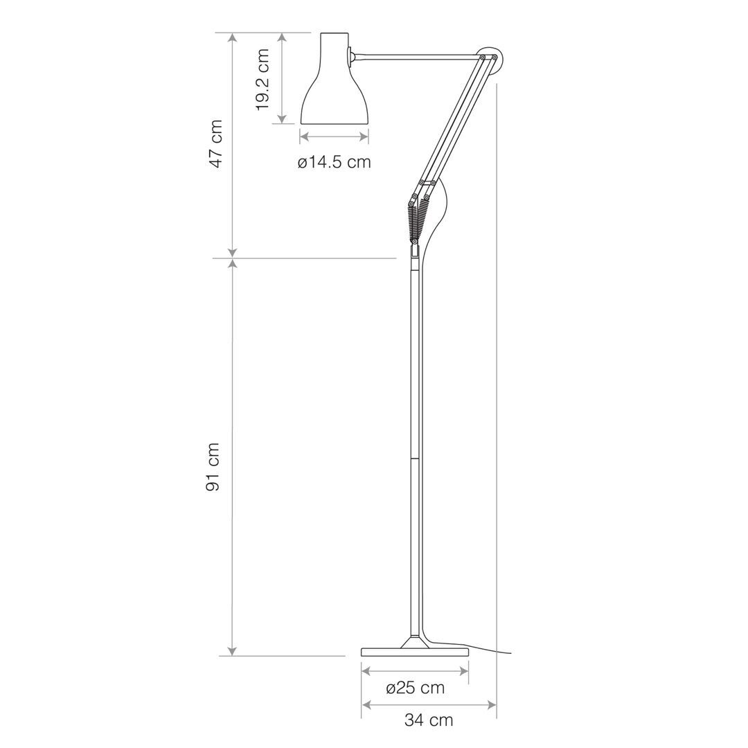 Anglepoise Stehleuchte 75 von Anglepoise 