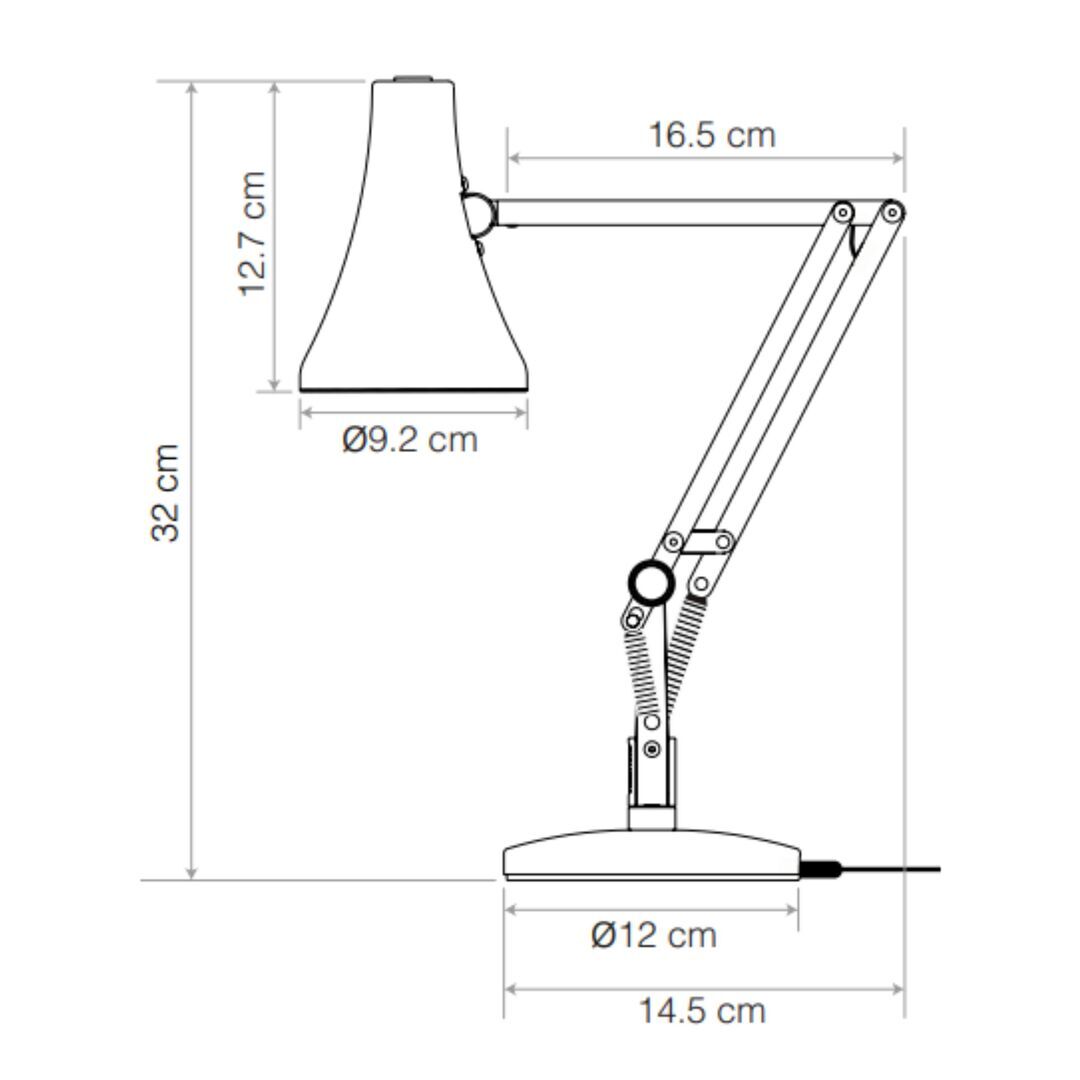 Anglepoise Schreibtischlampe 90 mini mini Vivid von Anglepoise Sonnenverbranntes
