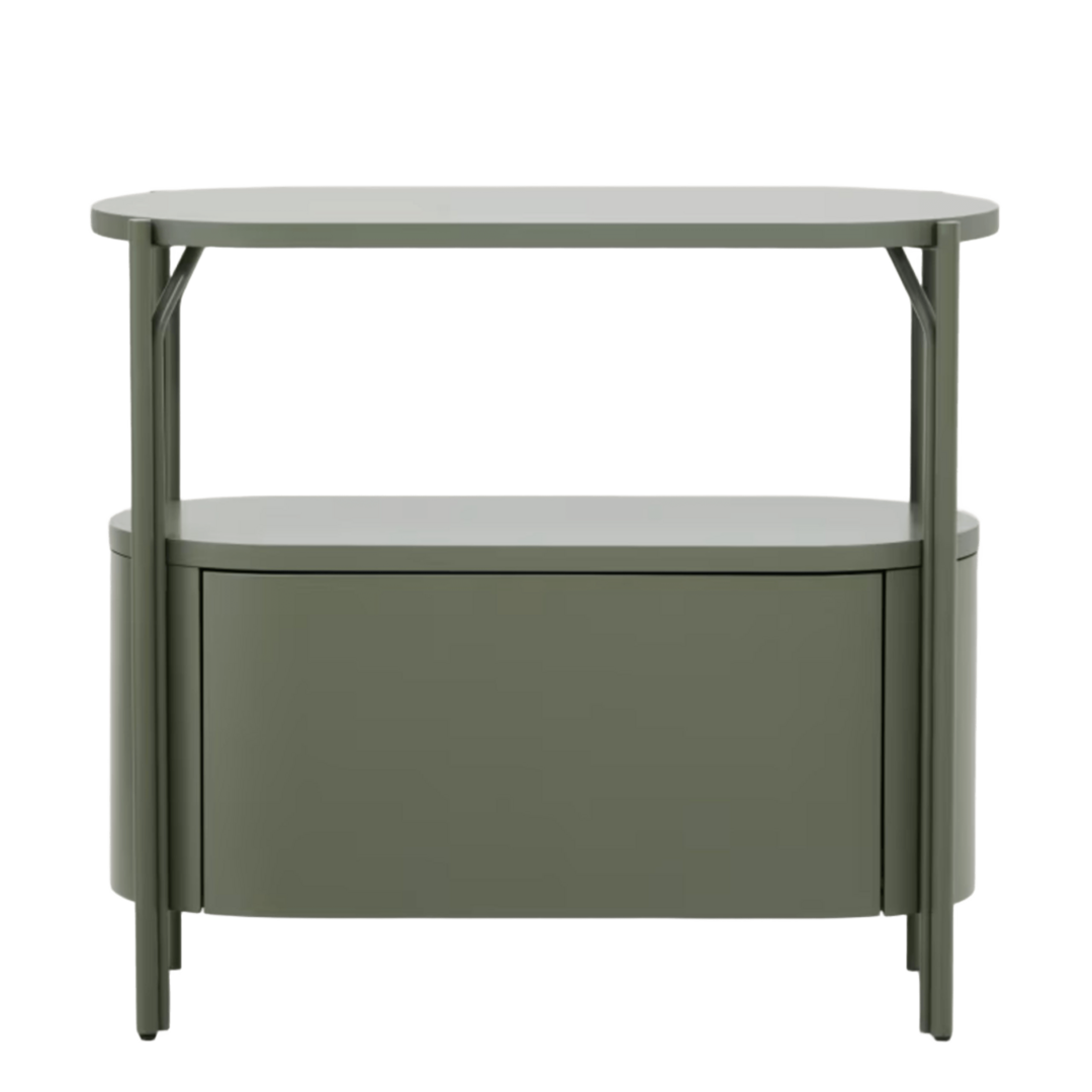 Kave Home Badezimmermöbel Arely von Kave Home B: 90 cm, Dunkelgrün