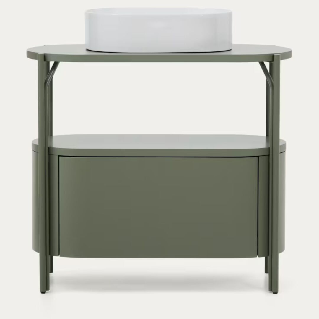 Kave_Home_Badezimmermöbel_Arely_90_Dunkelgrun_B00005WM19