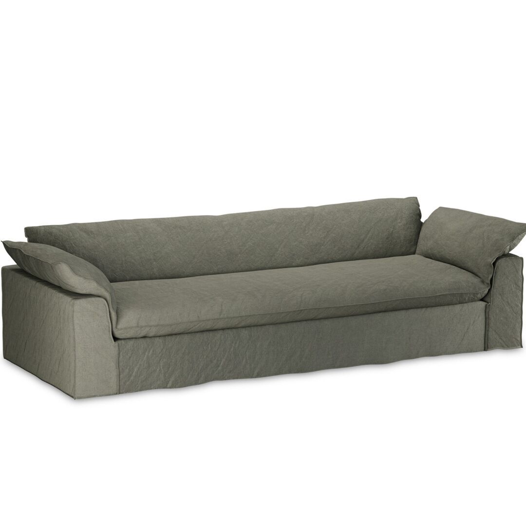 HK Living 4-Sitzer Sofa Nomad von HK Living Linen, Army Green