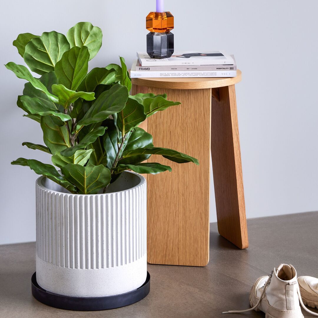 Hübsch  Embrace Untertassen im 3er Set von Hübsch  Schwarz