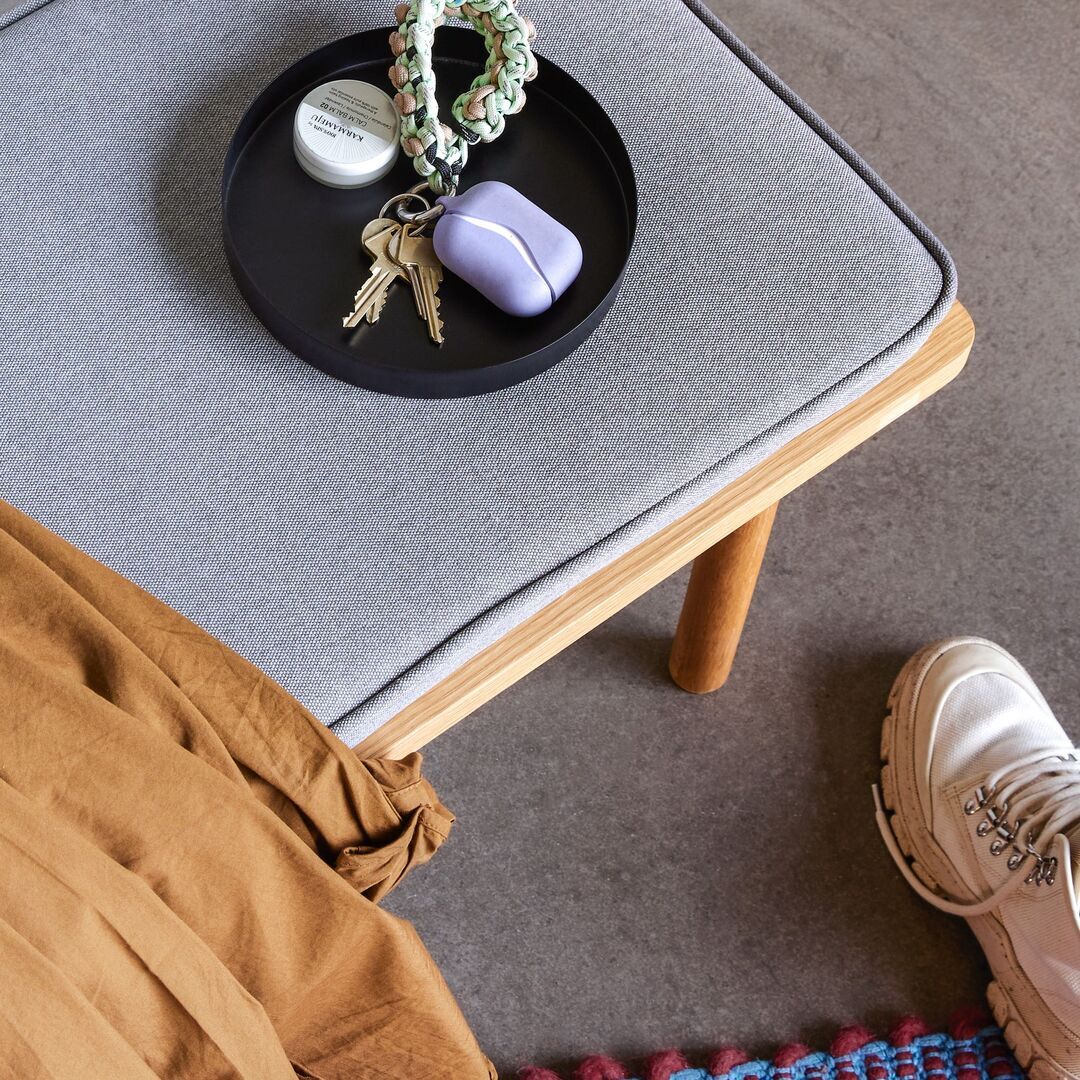 Hübsch  Embrace Untertassen im 3er Set von Hübsch  Schwarz