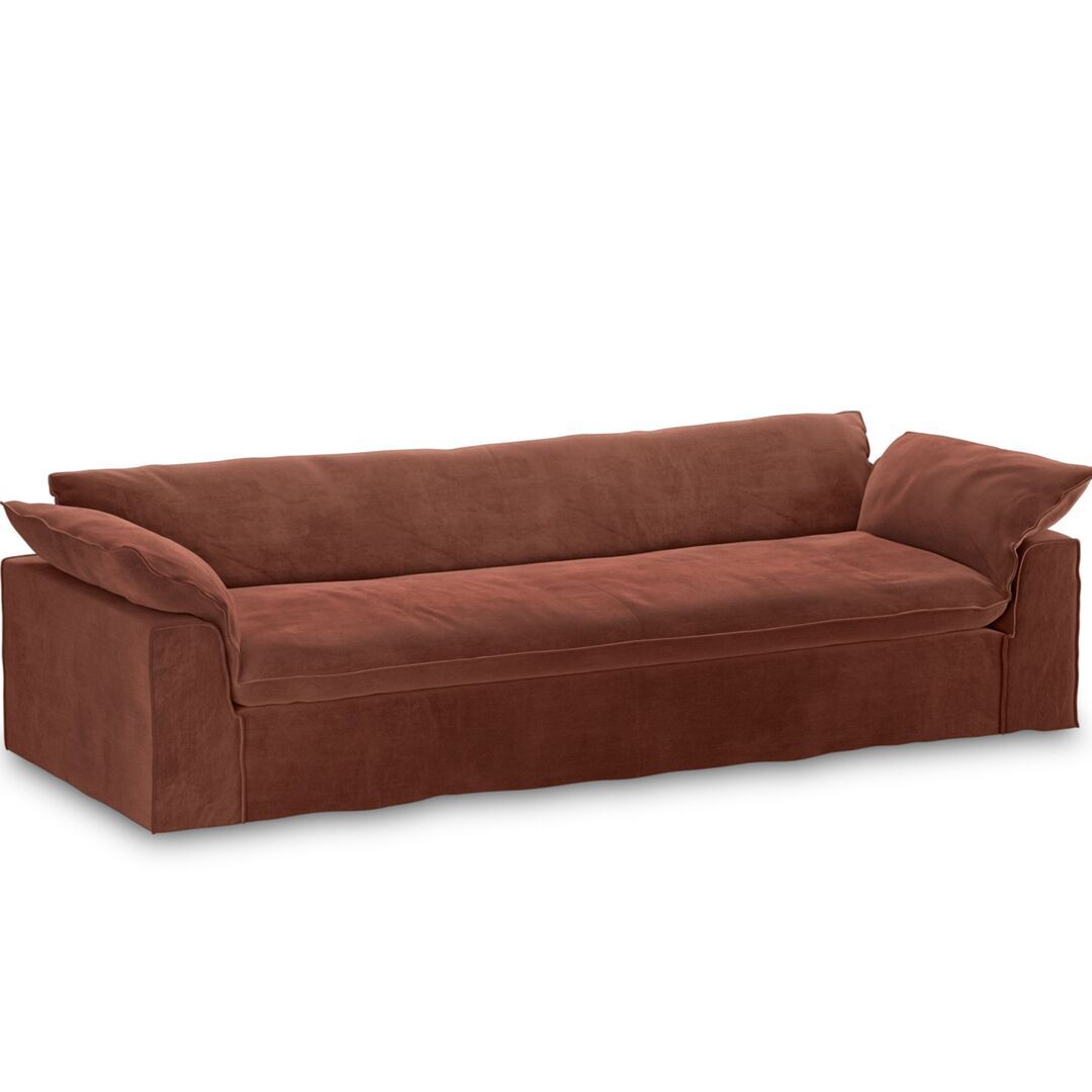 HK Living 4-Sitzer Sofa Nomad von HK Living Royal Velvet, Magnolia
