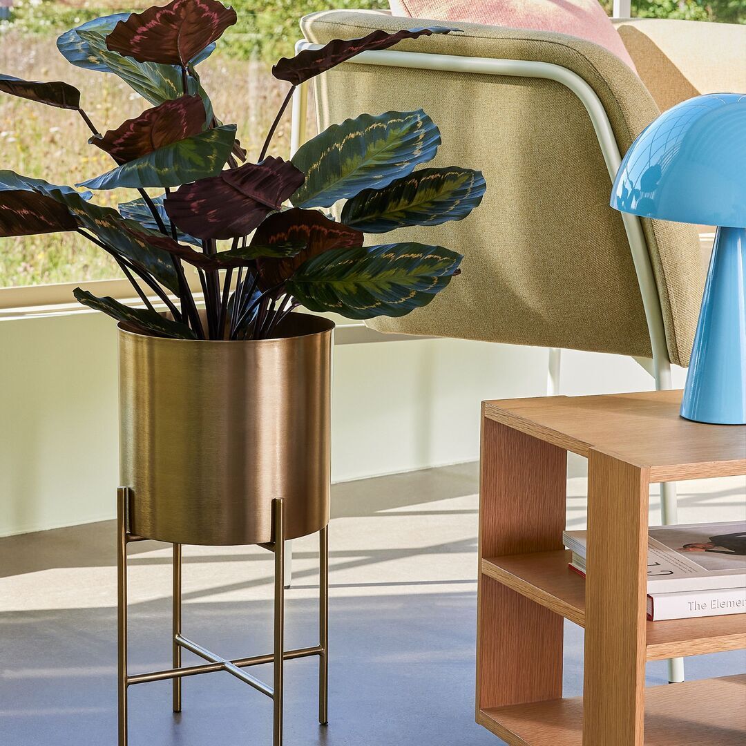 Hübsch  Airy Töpfe im 2er Set von Hübsch  Messingfarben