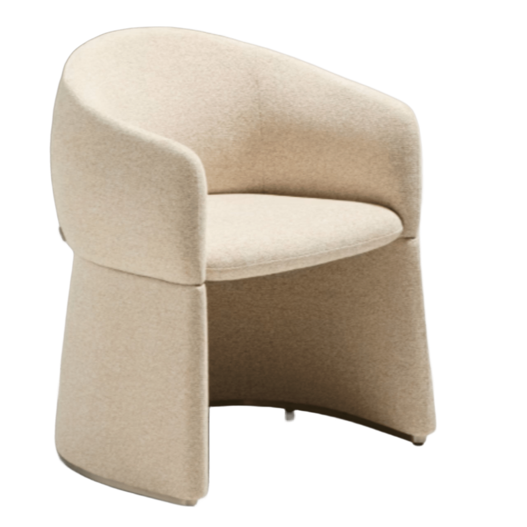 Kave Home Stuhl Bosca von Kave Home Beige / Beige Stoff