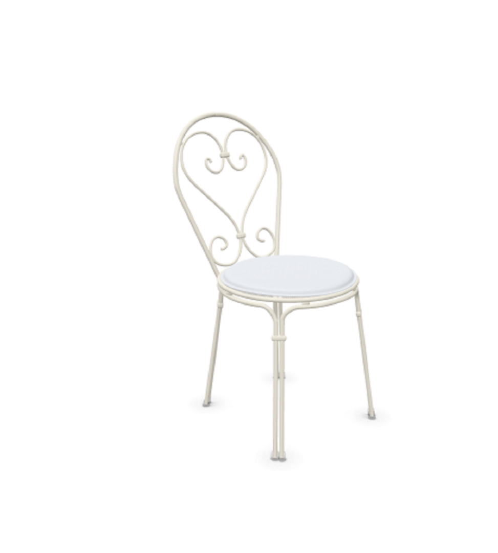 EMU Stuhl Pigalle - 23 Weiss-700/10 Hellblau