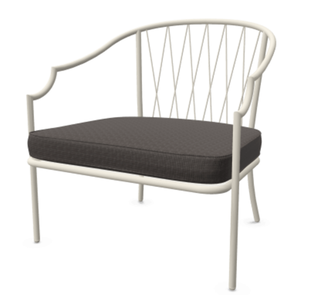 Emu Como Loungesessel-1204-23 Weiss-1204-900-05 Schwarz