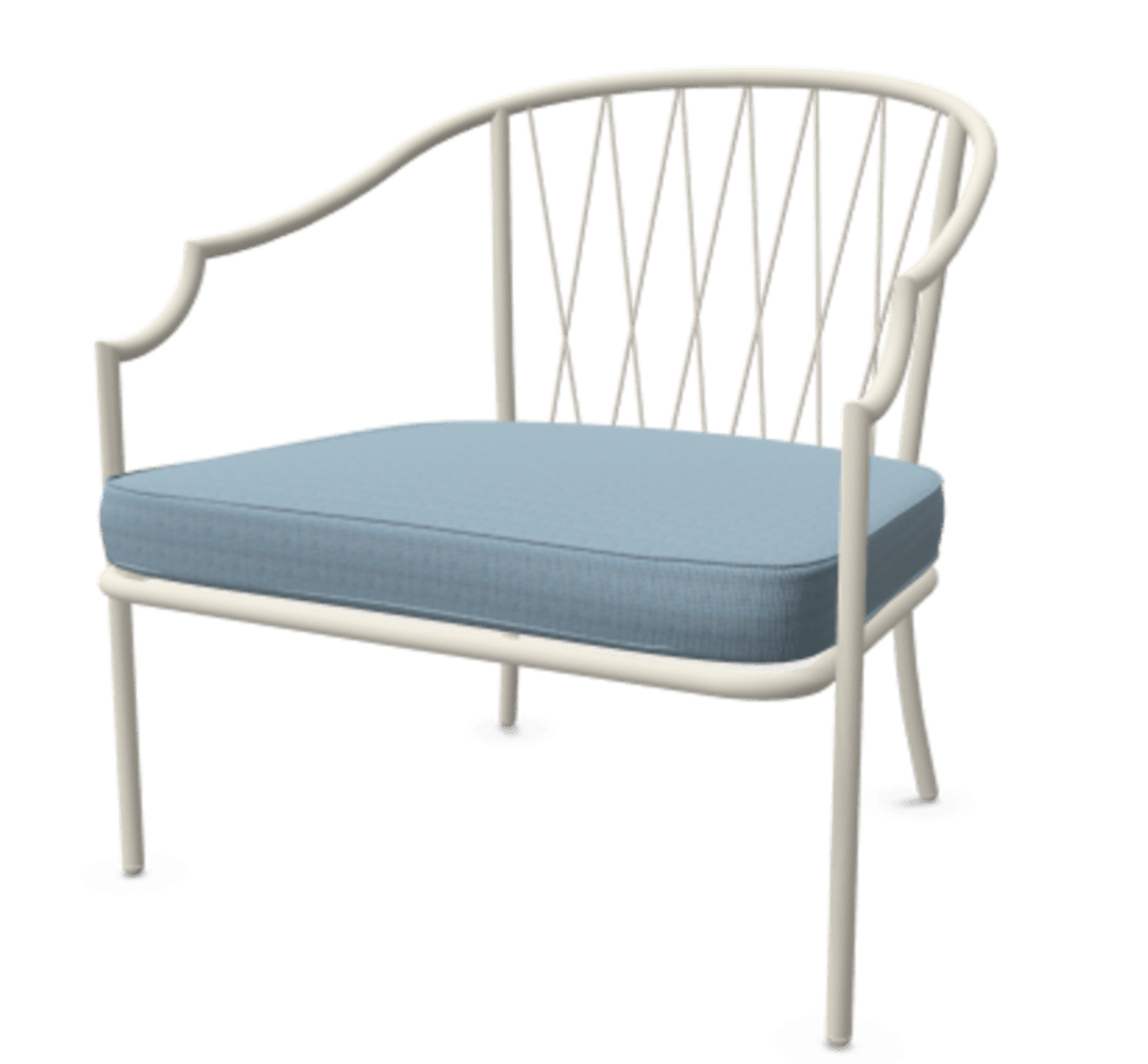 Emu Como Loungesessel-1204-23 Weiss-1204-900-02 Meerblau