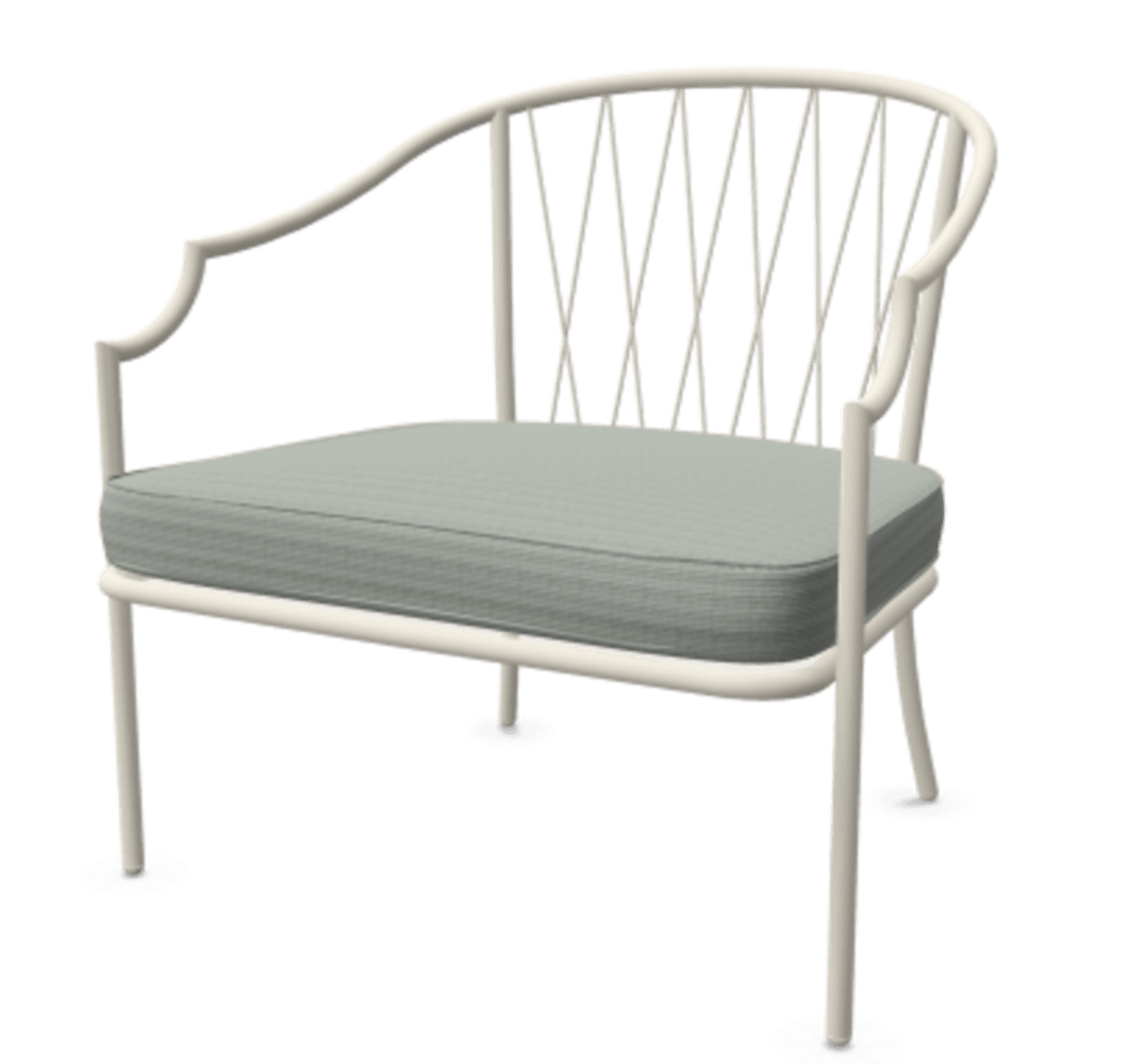 Emu Como Loungesessel-1204-23 Weiss-1204-900-09 Salbeigrun