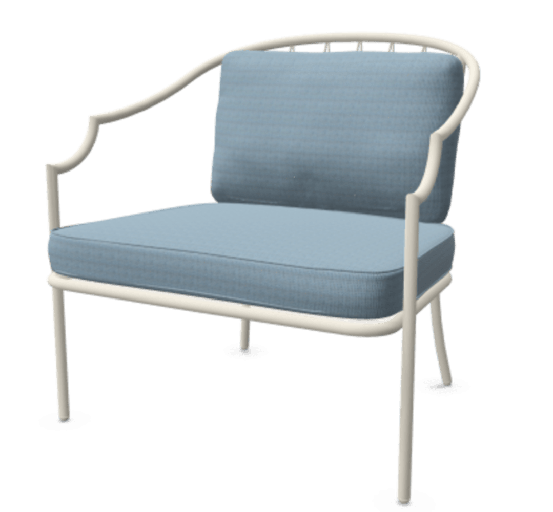 Emu Como Loungesessel-1204-23 Weiss-1204-1206-900-02 Meerblau