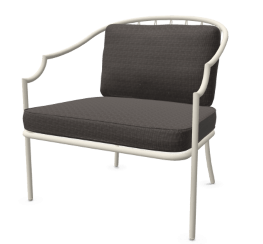 Emu Como Loungesessel-1204-23 Weiss-1204-1206-900-05 Schwarz