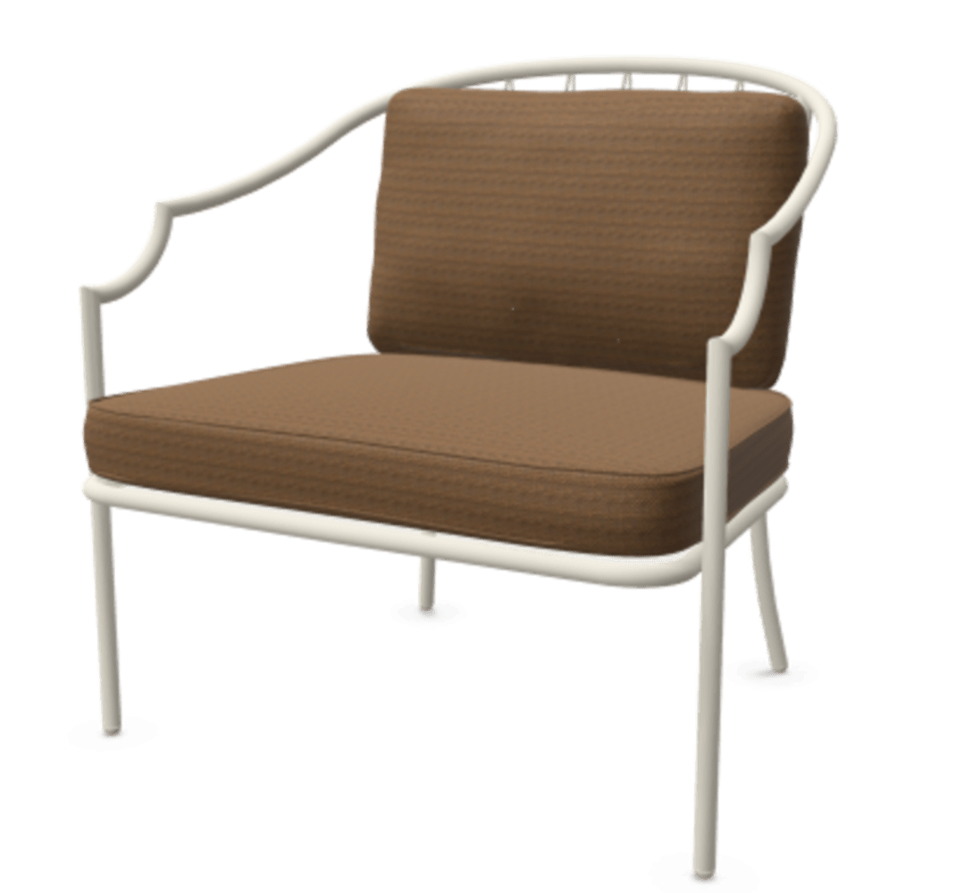 Emu Como Loungesessel-1204-23 Weiss-1204-1206-900-07 Havannabraun