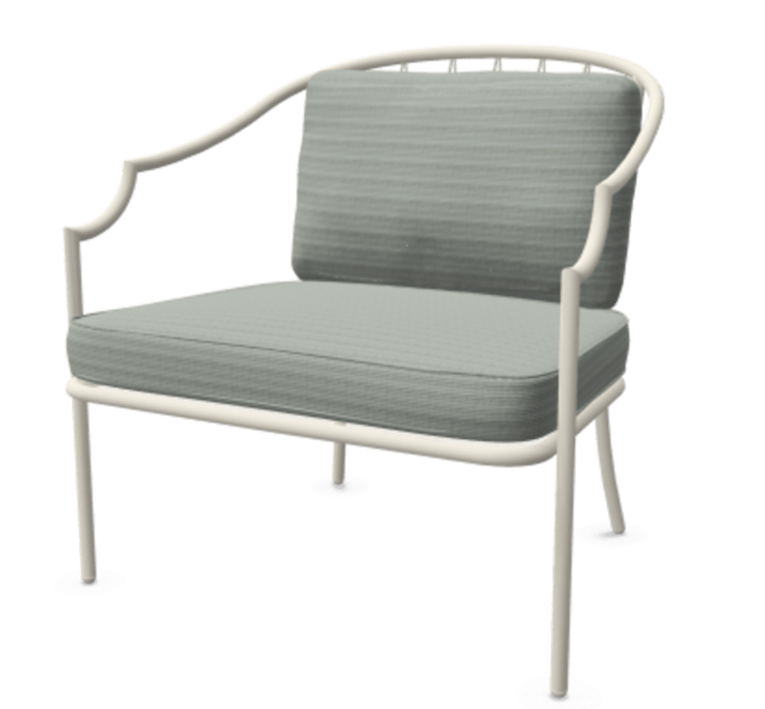 Emu Como Loungesessel-1204-23 Weiss-1204-1206-900-09 Salbeigrun