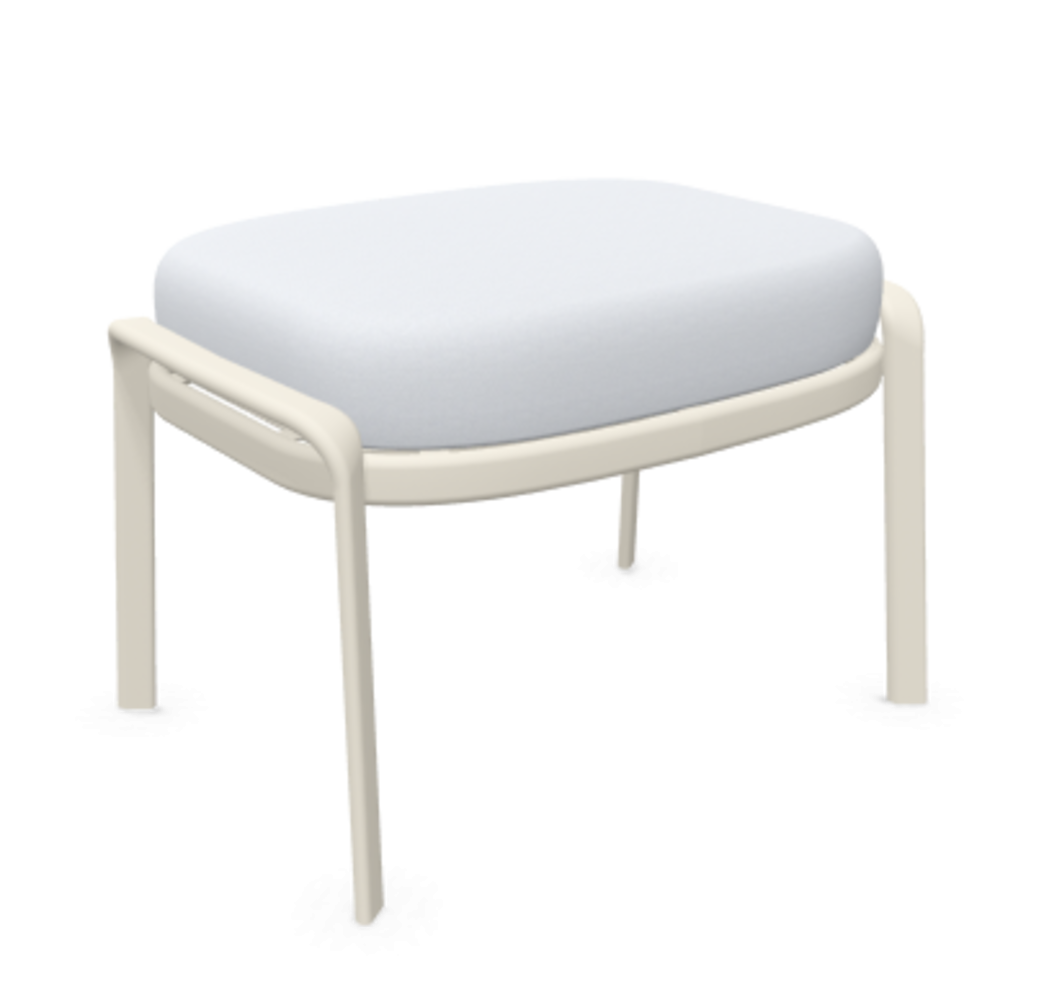 Emu Carousel Sitzpouf - 23 Mattweiß - 700/12 Weiss