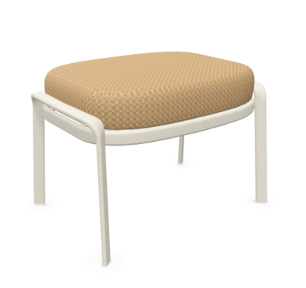 Emu Carousel Sitzpouf - 23 Mattweiß - 600/08 Neapel Gelb