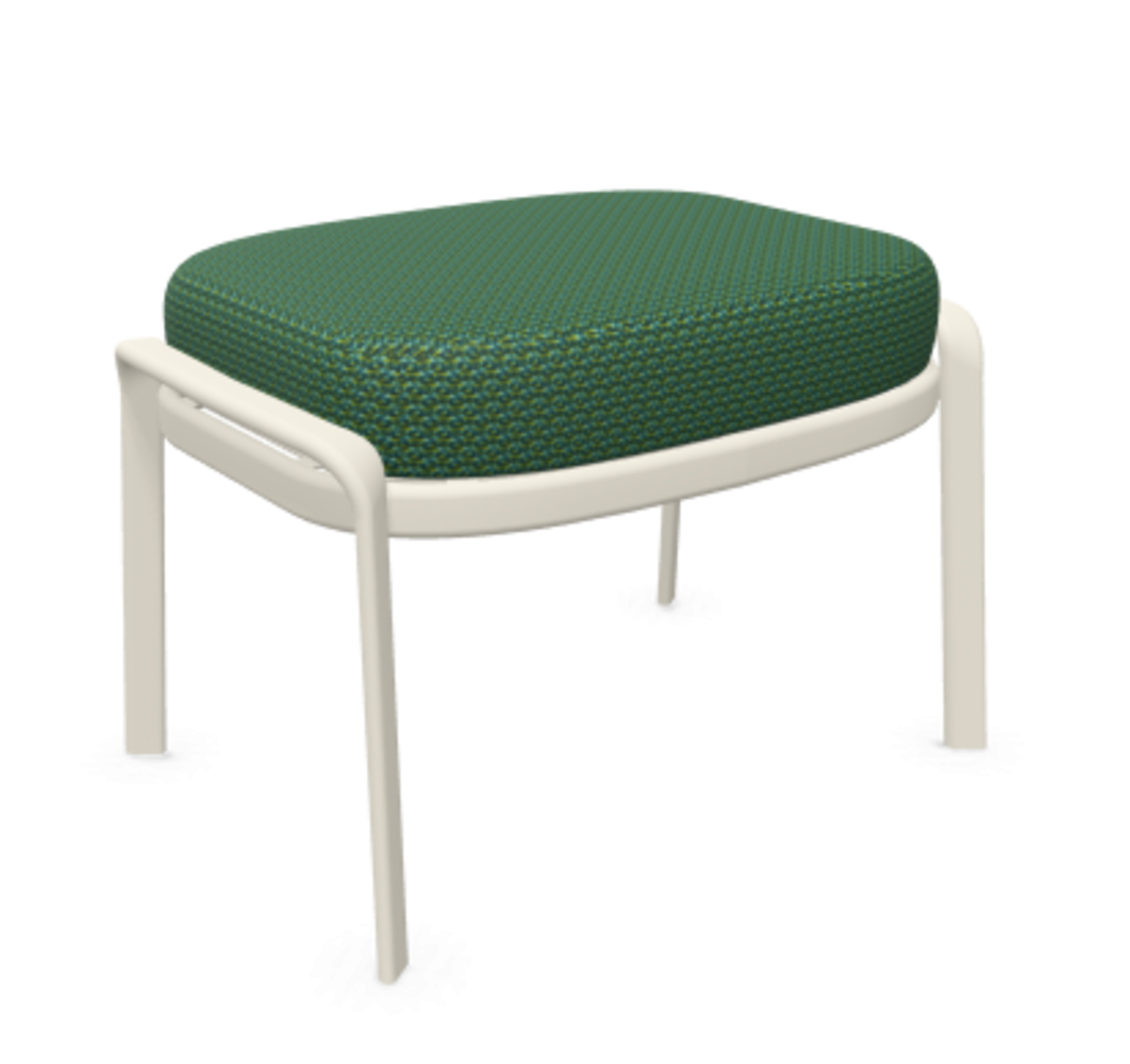 Emu Carousel Sitzpouf - 23 Mattweiß - 900/16 Absinthgrün